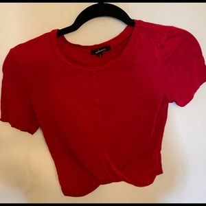 Red knot short sleeve shirt